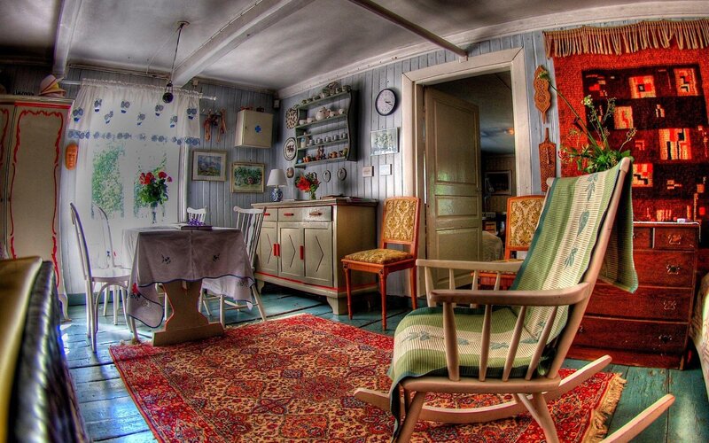 Rocking Chair in Living Room