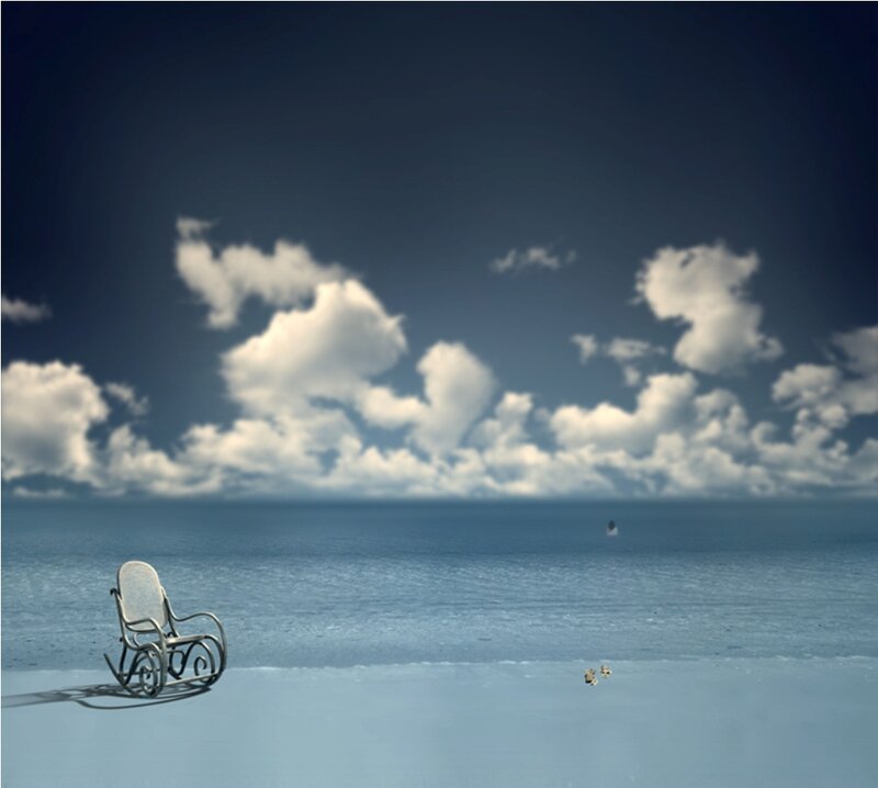 Rocking Chair on Beach