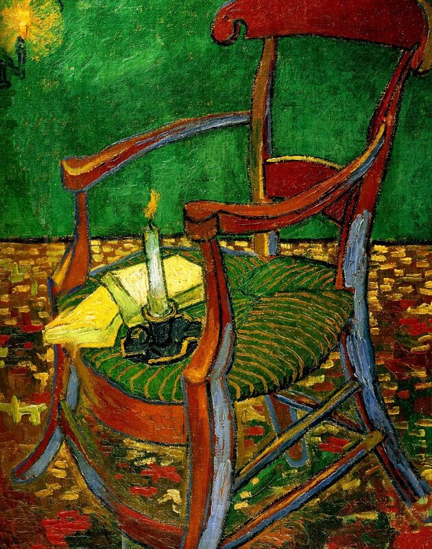 Rocking Chair with Candle