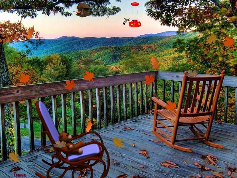 Rocking Chairs on Deck