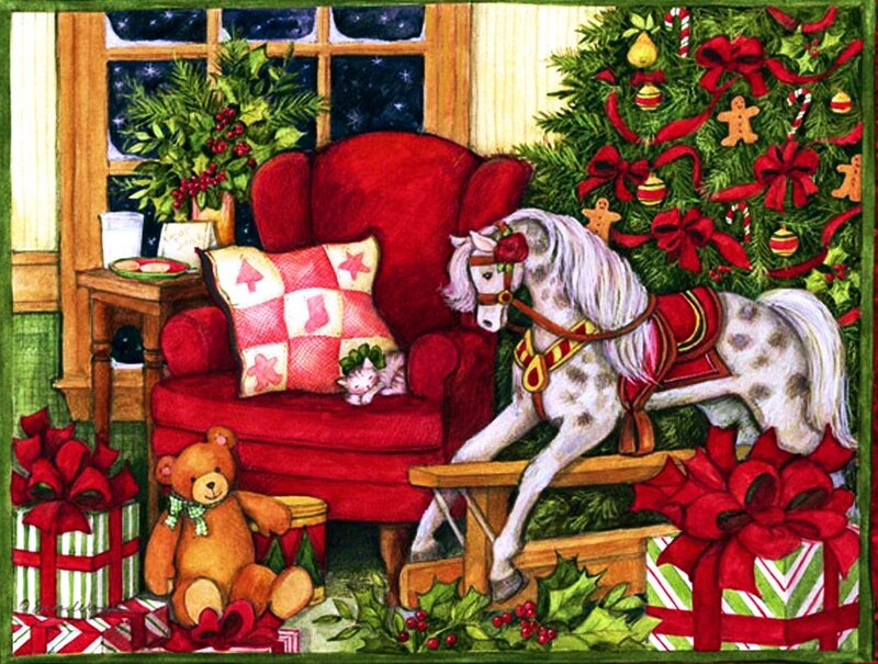 Rocking Horse in Living Room