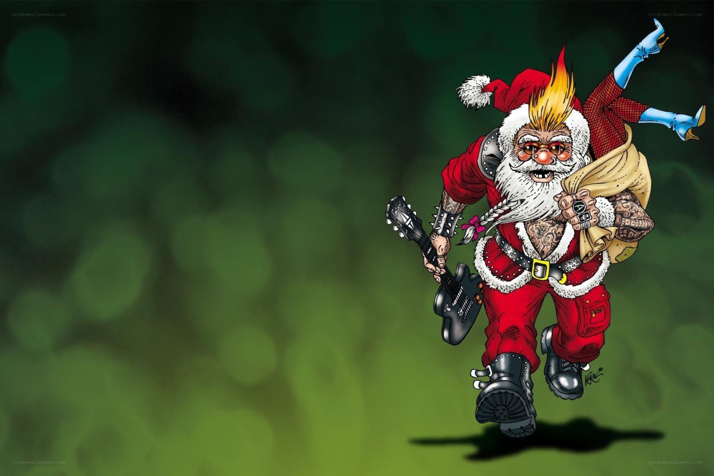 rocking santa claus