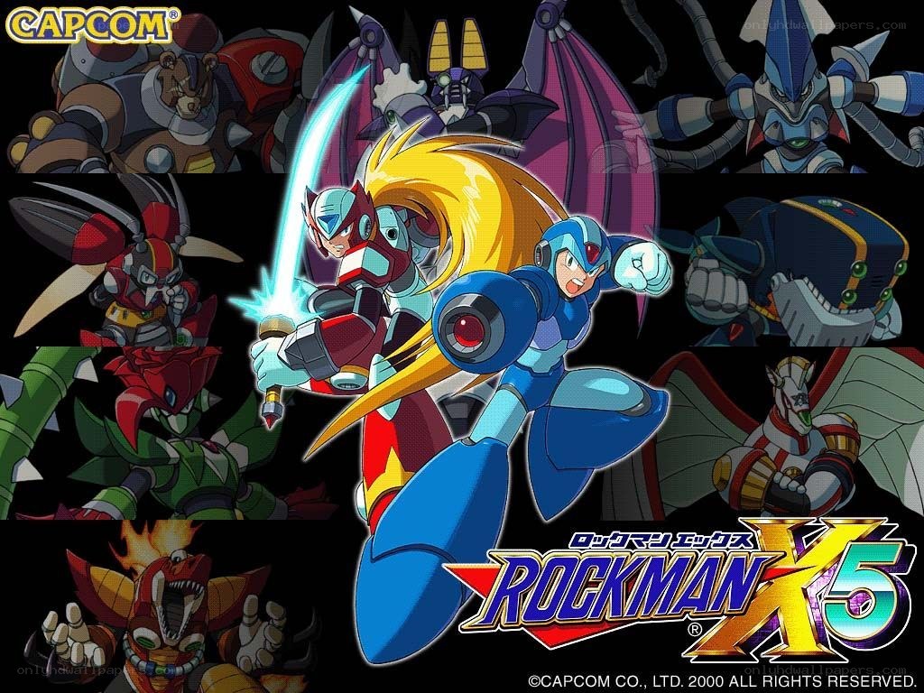 Rockman X5 game art