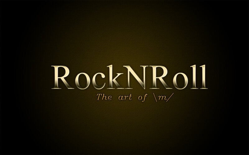 RockNRoll logo design