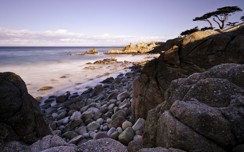 Rocks and Ocean at Coast