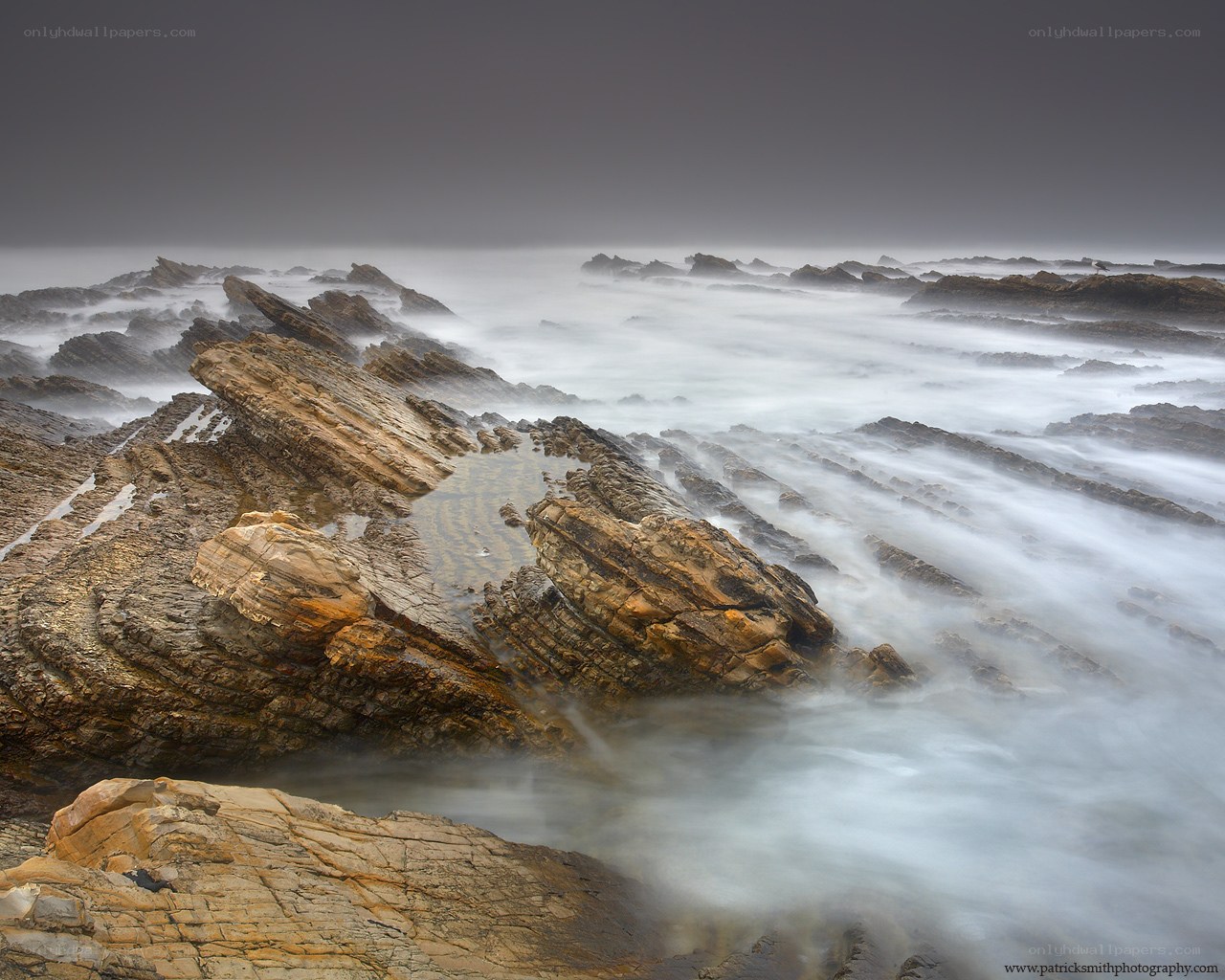 Rocks and waves at the coast