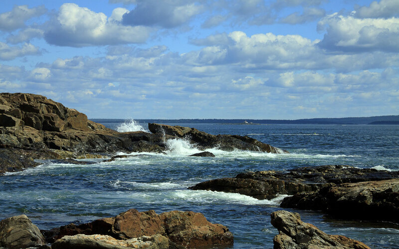 Rocks and waves at the coast