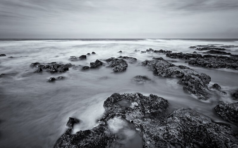 Rocks and waves at the shore