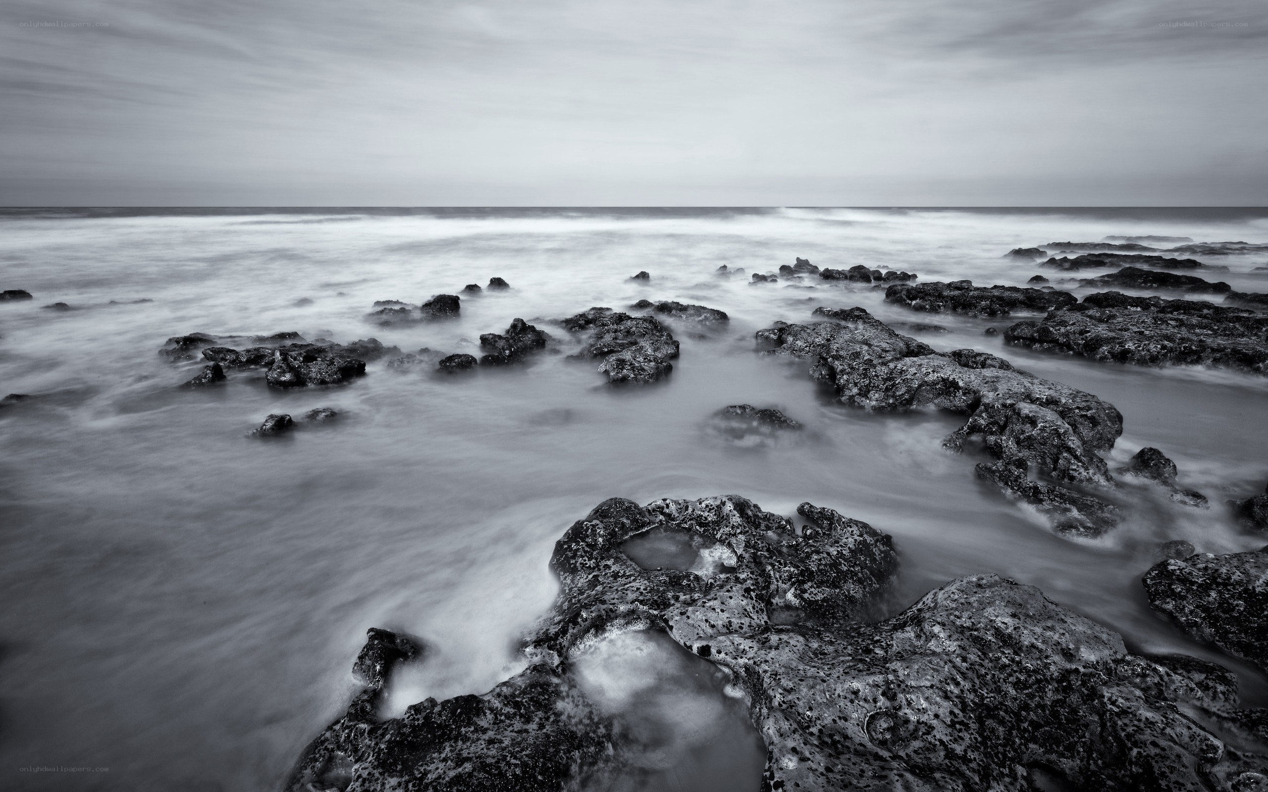 Rocks and waves at the shore