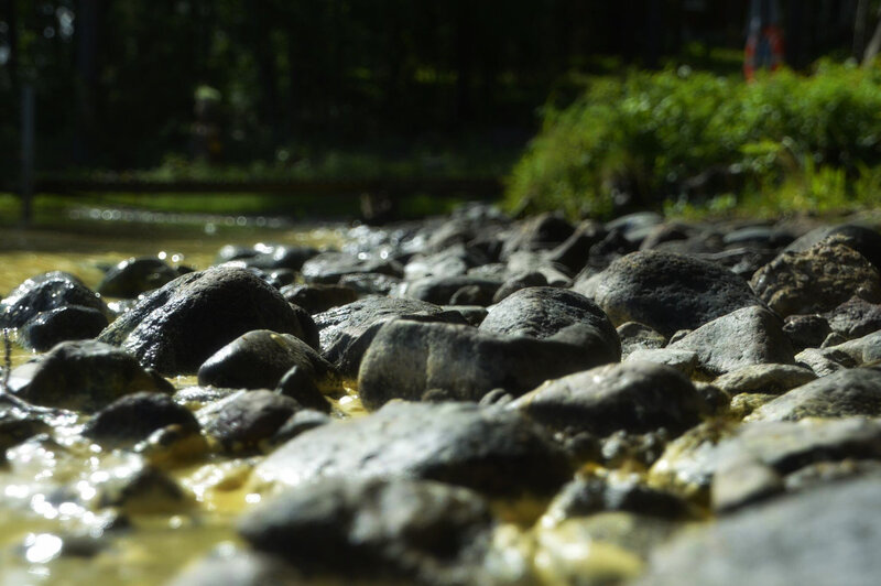 Rocks in Shallow Stream