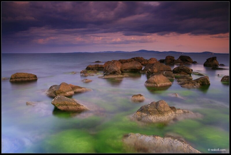 Rocks in Shallow Water — Purple