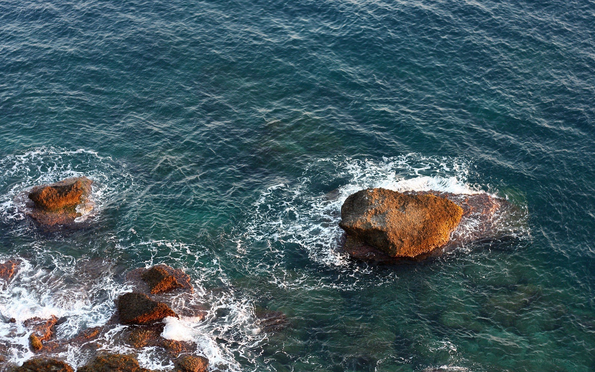 Rocks in the ocean