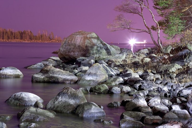 Rocks on a Lakeshore