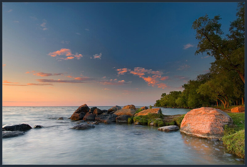 Rocks on Lake Shore