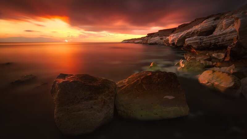 Rocks on Rocky Shore