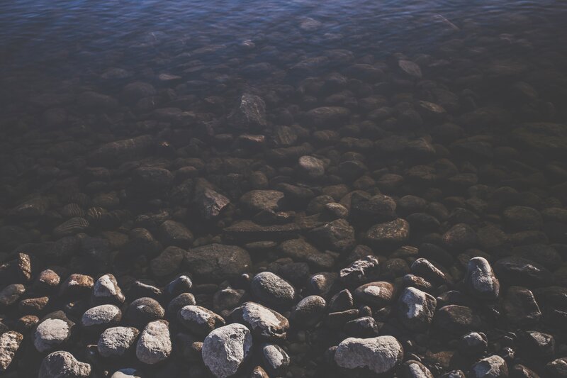 Rocks under Water — Gray