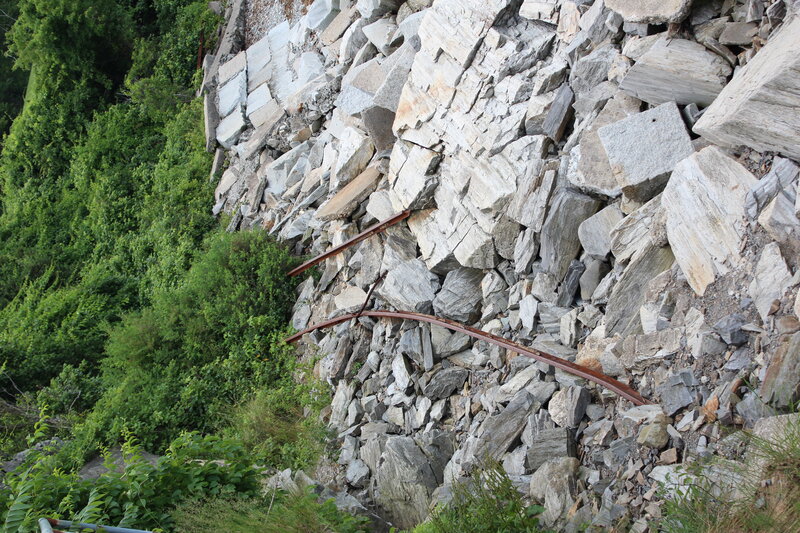 Rockslide with Debris