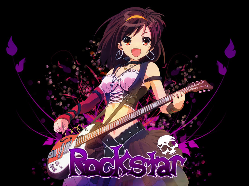 rockstar anime guitarist