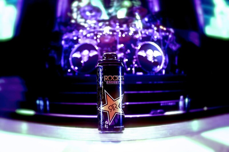 Rockstar Energy Drink Can — Purple