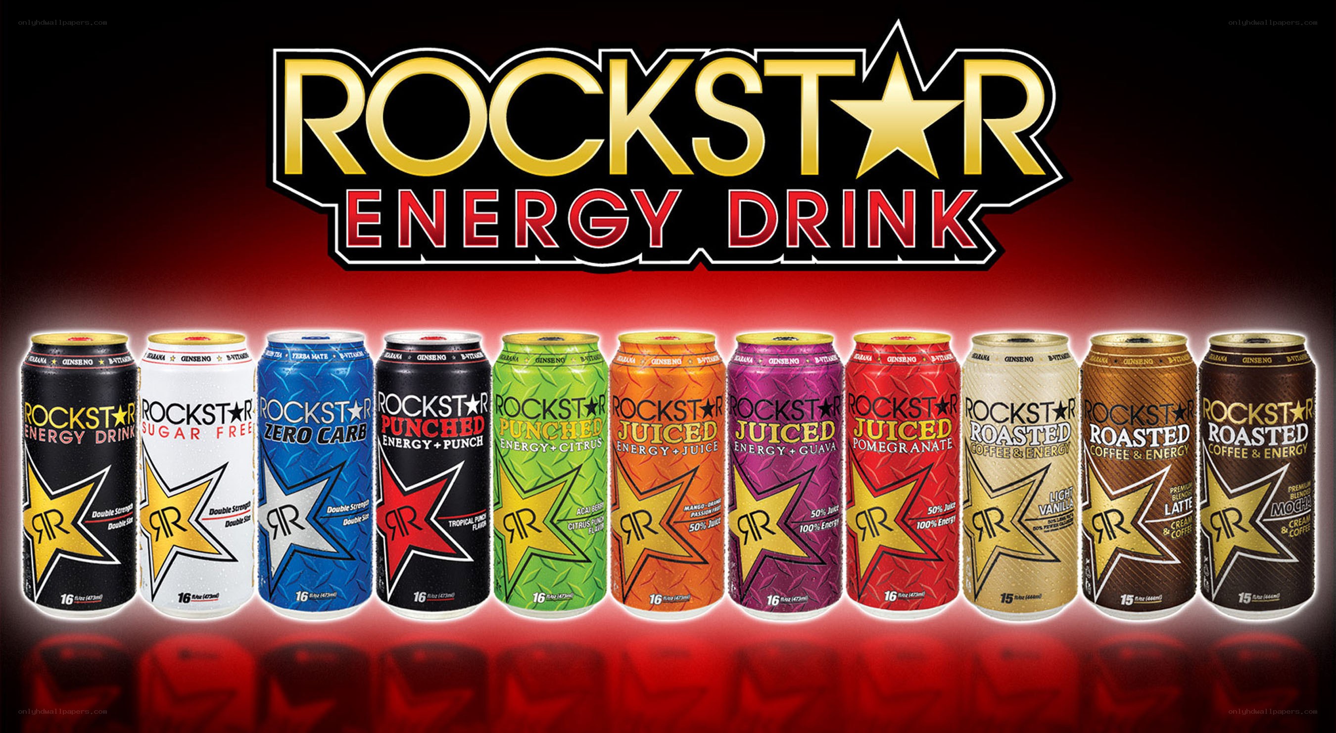 Rockstar Energy Drink lineup