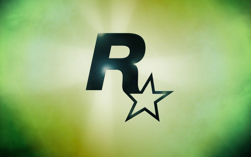 Rockstar Games Logo — Green, Dramatic