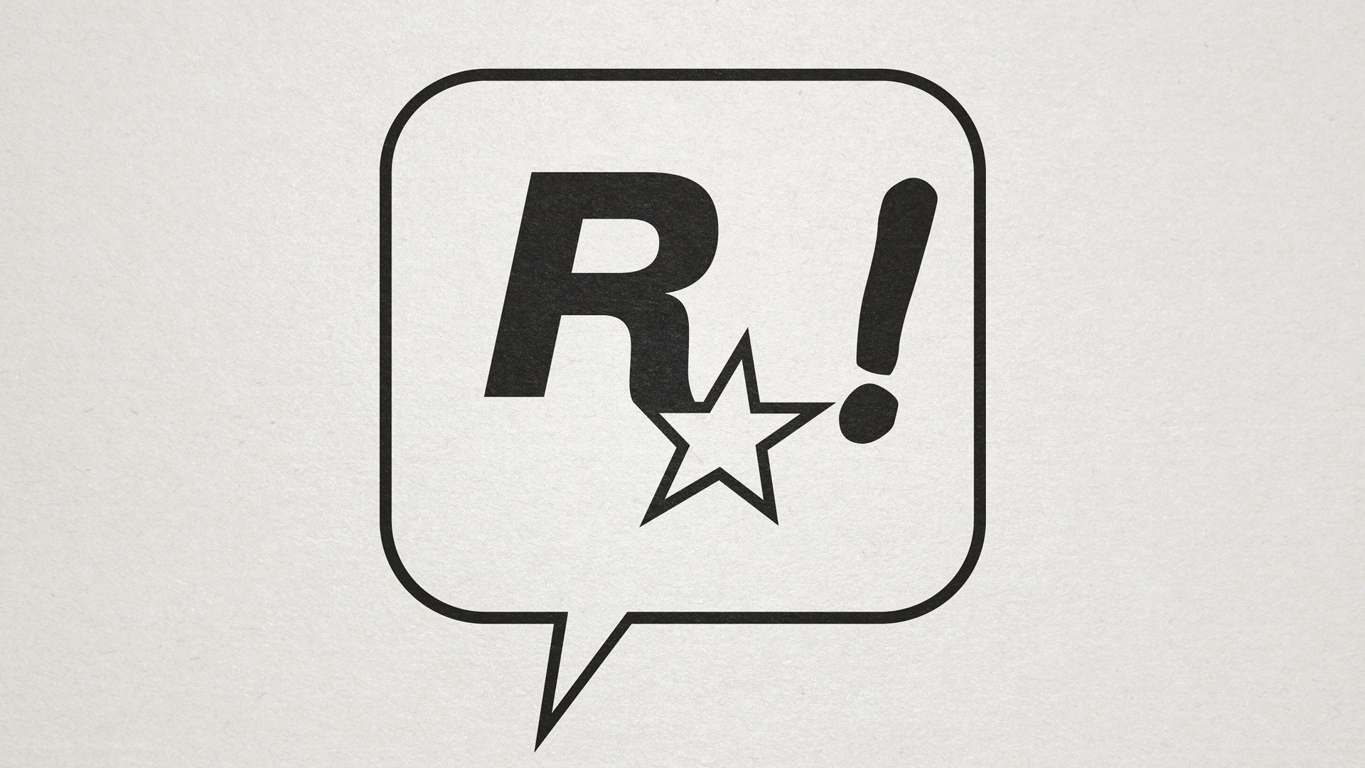 Rockstar Games logo in speech bubble
