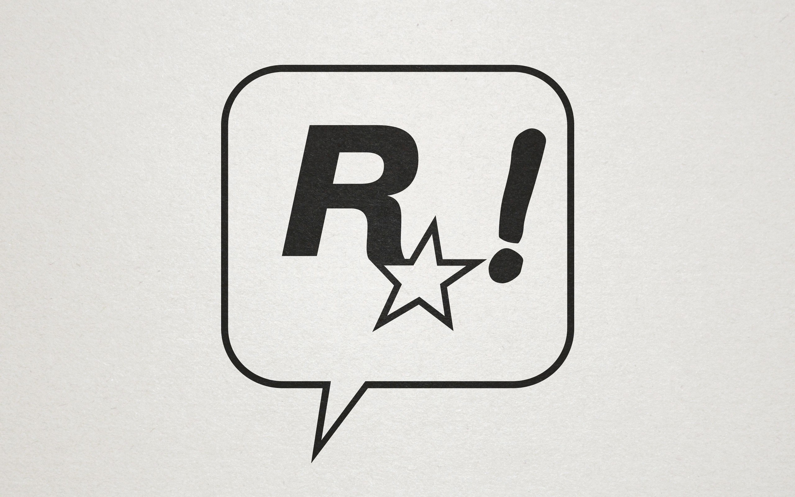 Rockstar Games logo in speech bubble