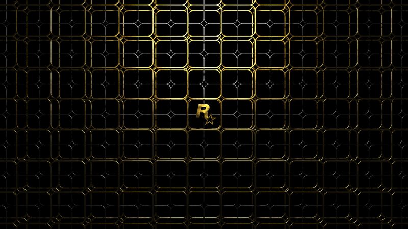 Rockstar Games logo on grid