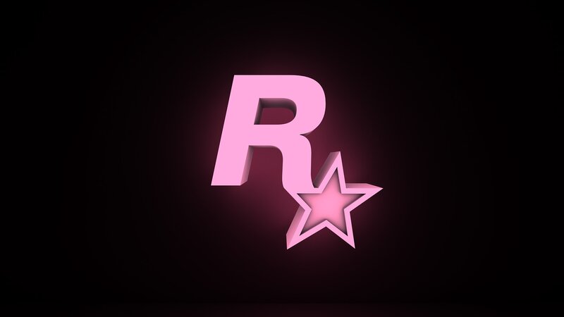 Rockstar Games Logo — Pink