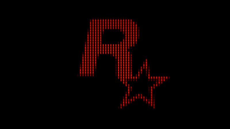 Rockstar Games Logo — Red, Dark