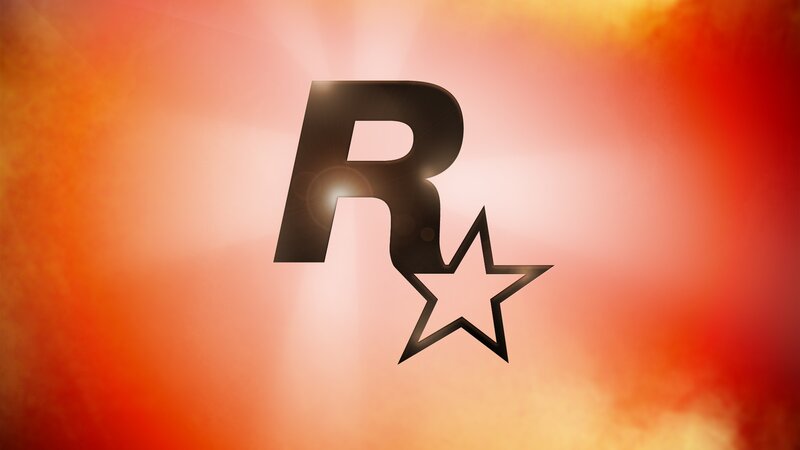 Rockstar Games Logo — Red, Dramatic