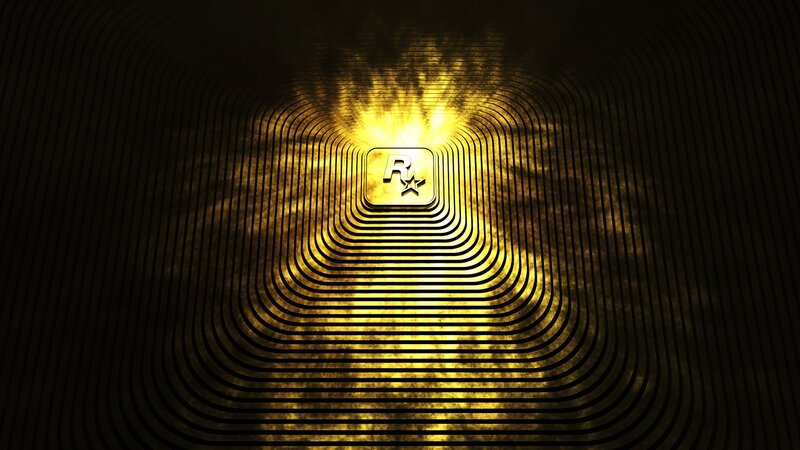 Rockstar Games logo tunnel