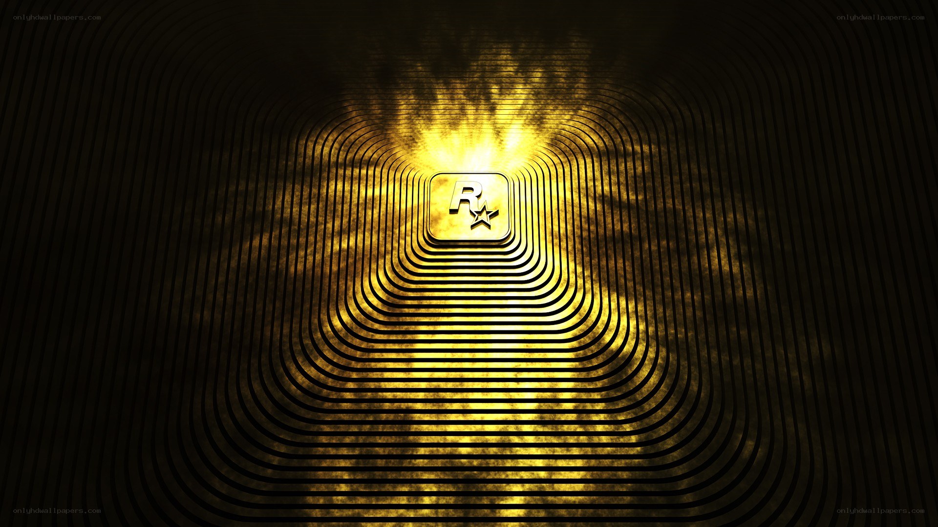 Rockstar Games logo tunnel