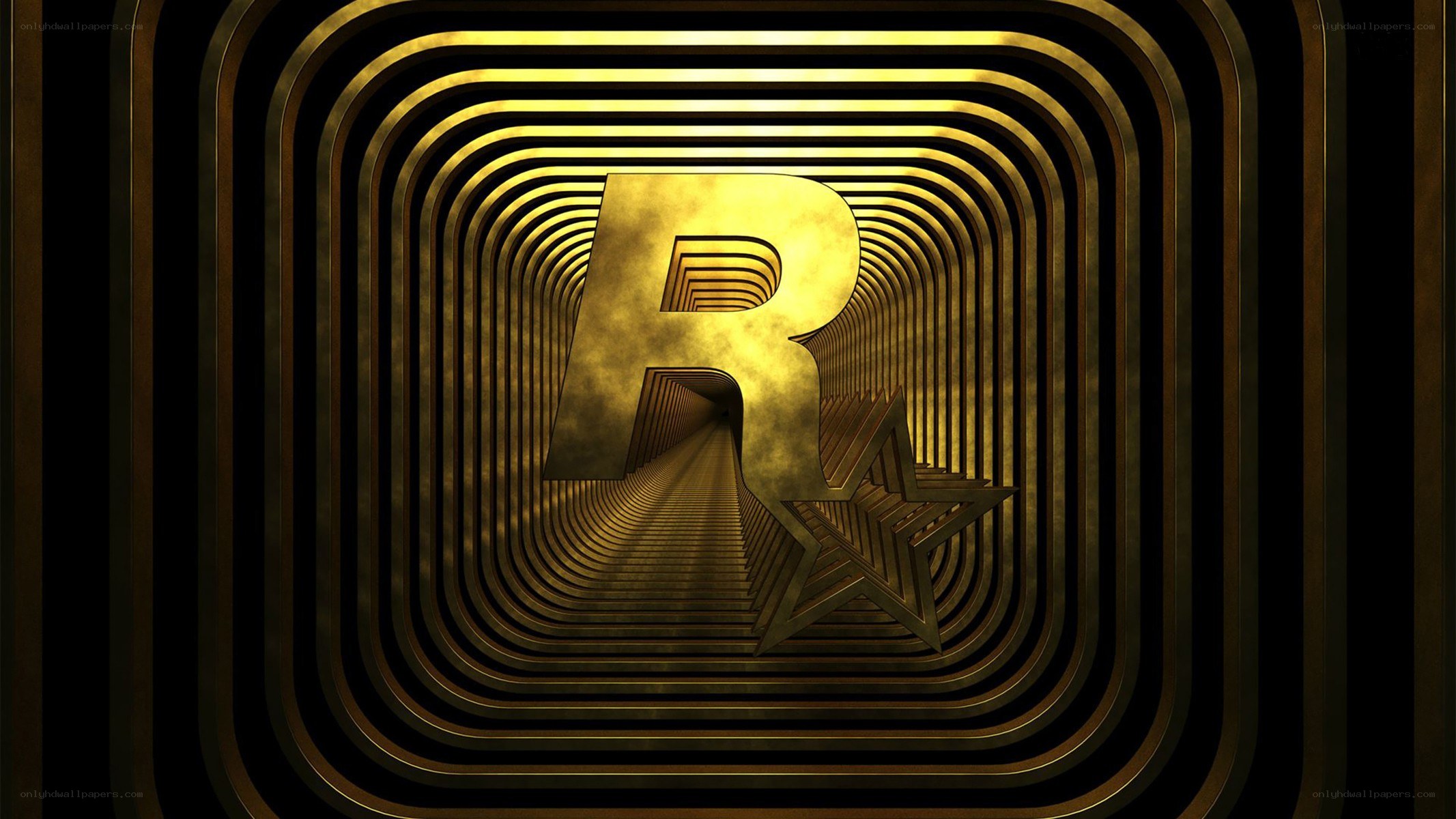 Rockstar Games logo tunnel