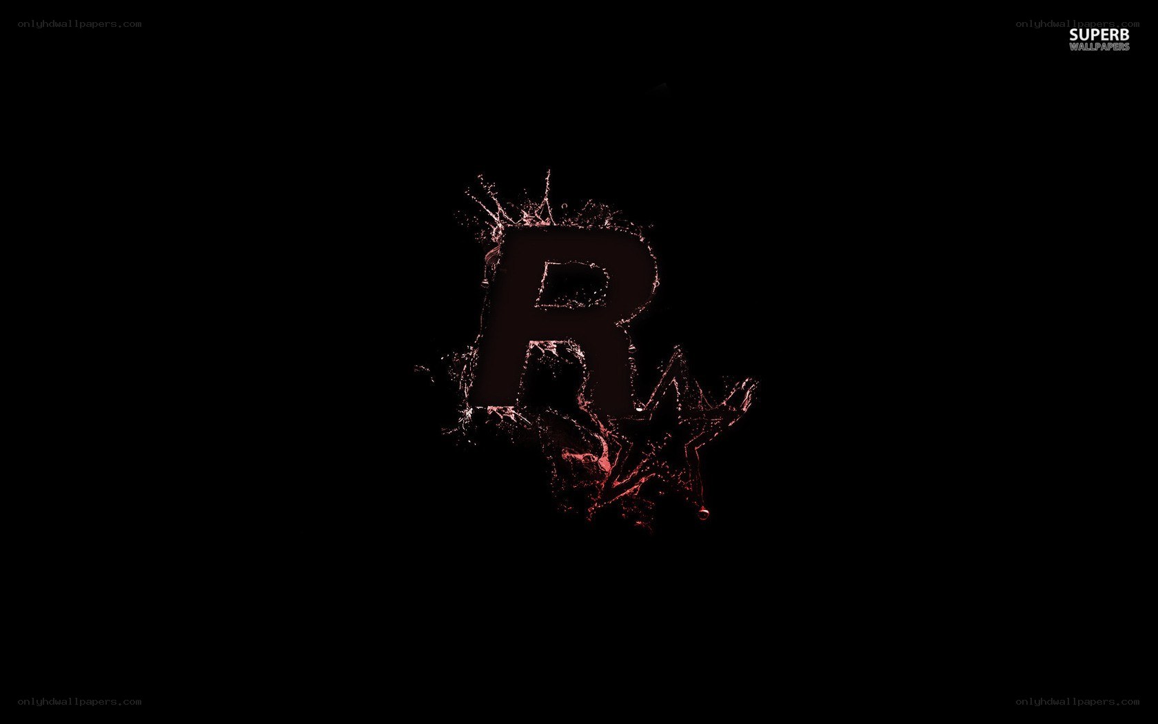 Rockstar Games logo wallpaper