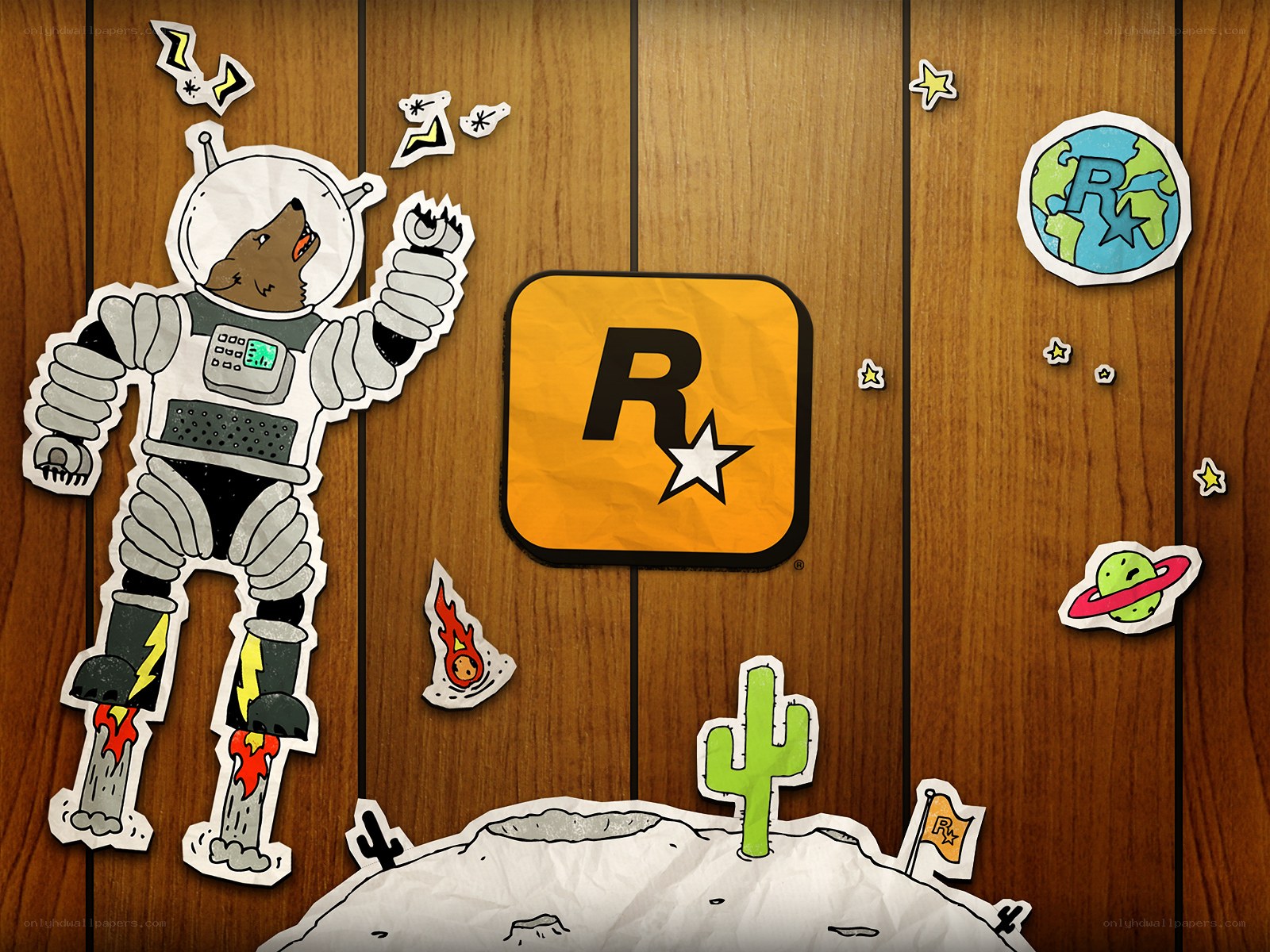 Rockstar Games sticker art
