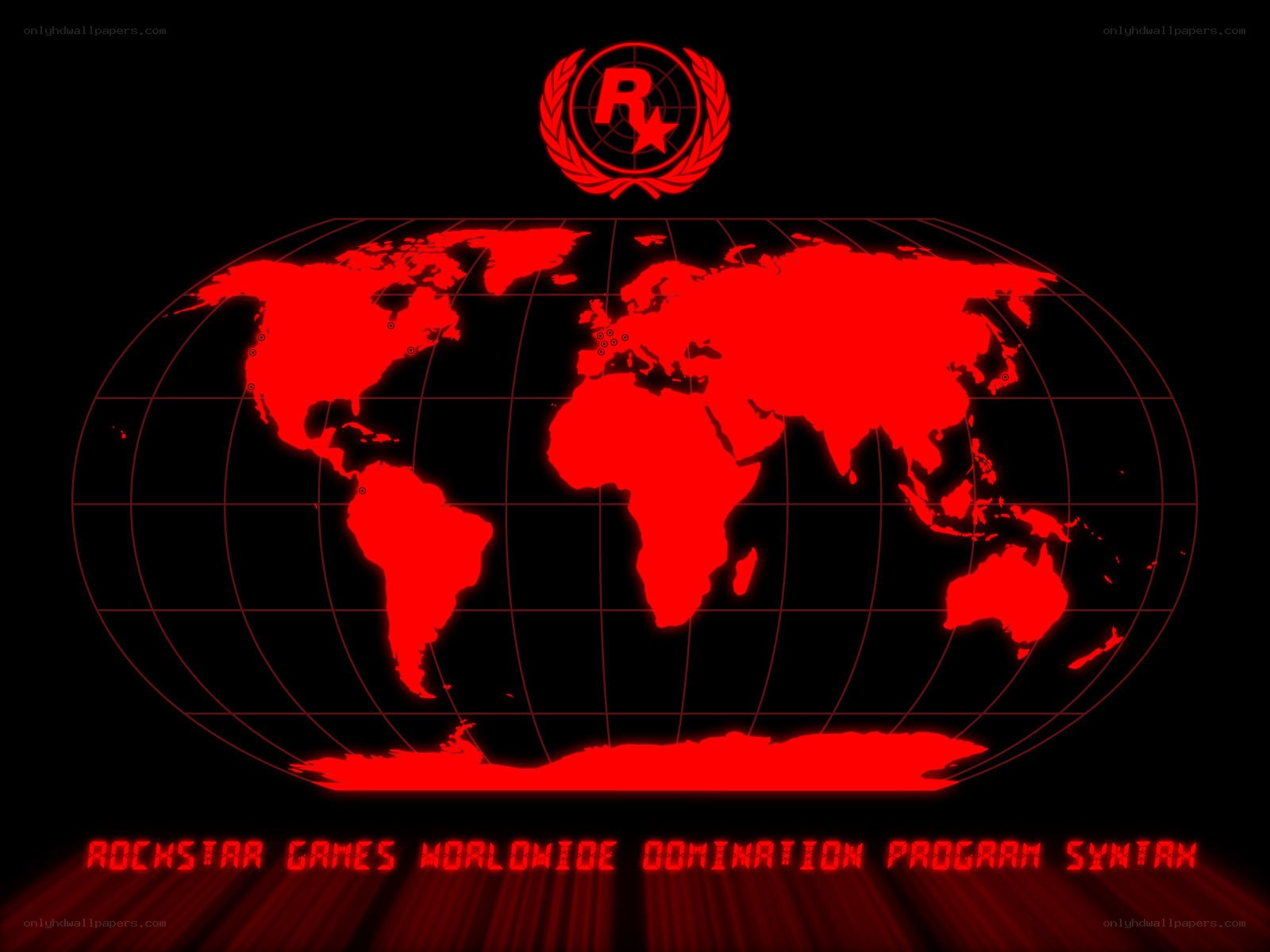 Rockstar Games worldwide map