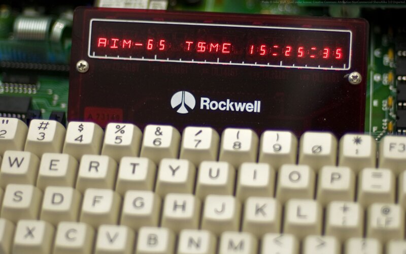 Rockwell AIM-65 computer display