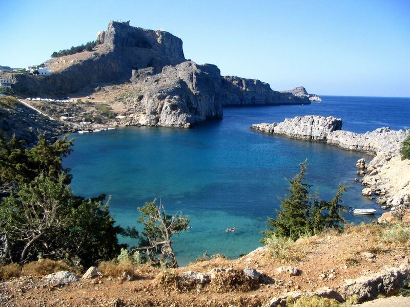 Rocky Bay with Fortress
