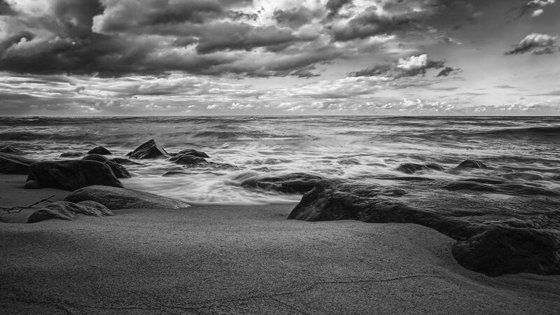 Rocky Beach at Sea