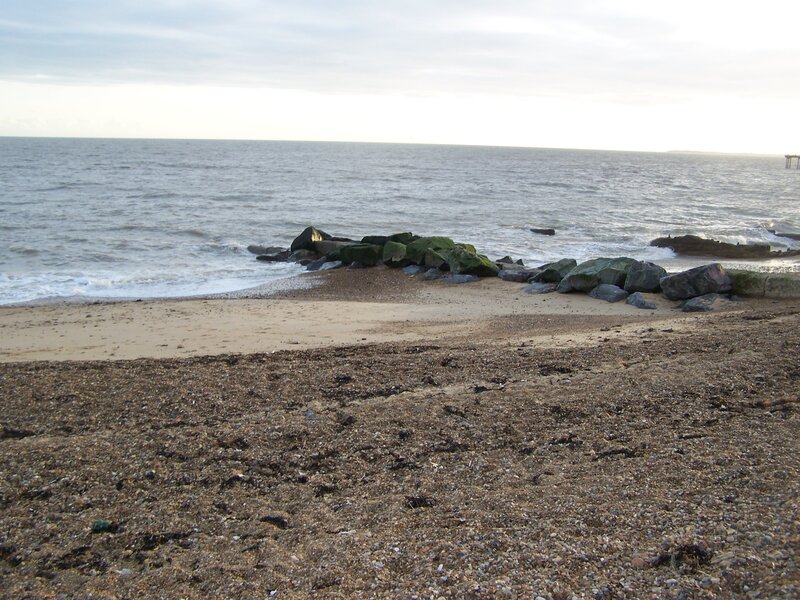rocky beach at the sea