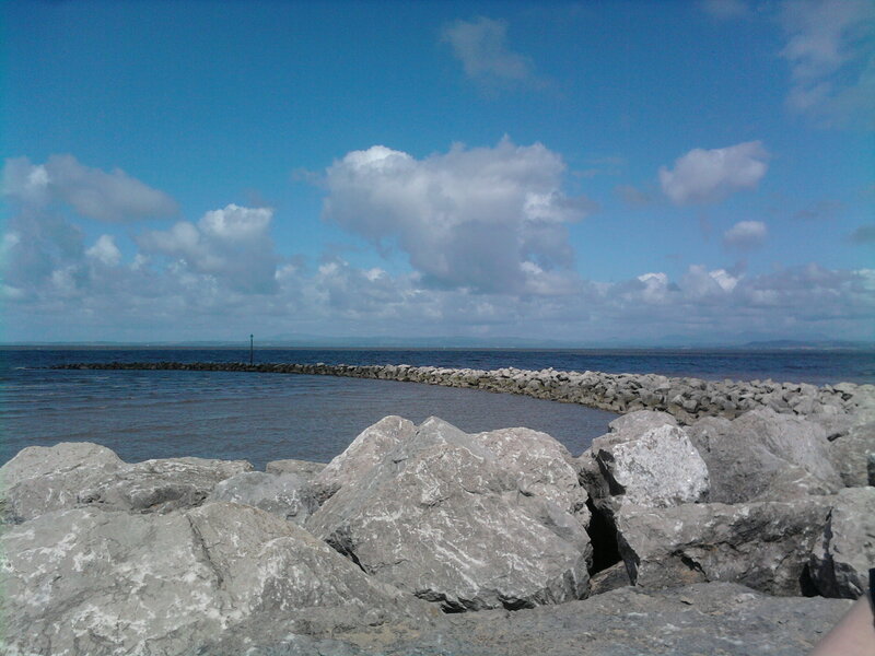 Rocky Breakwater at Coast