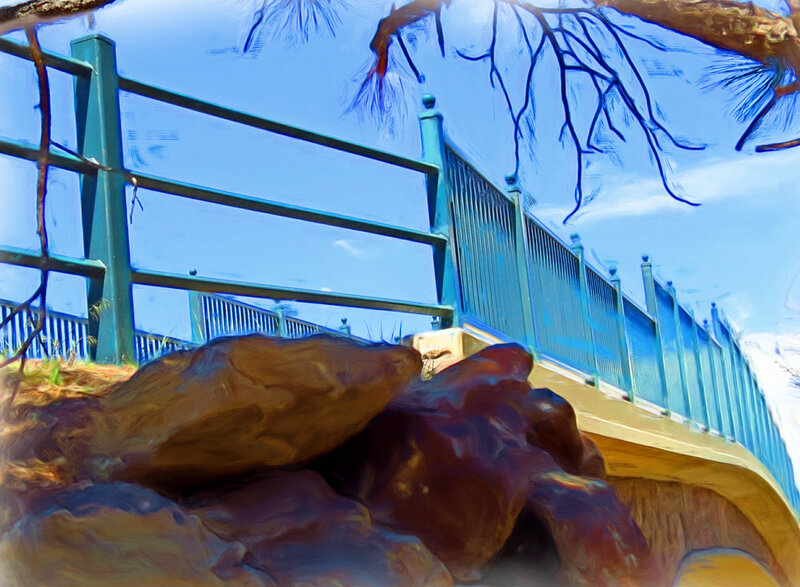 Rocky Bridge Railing