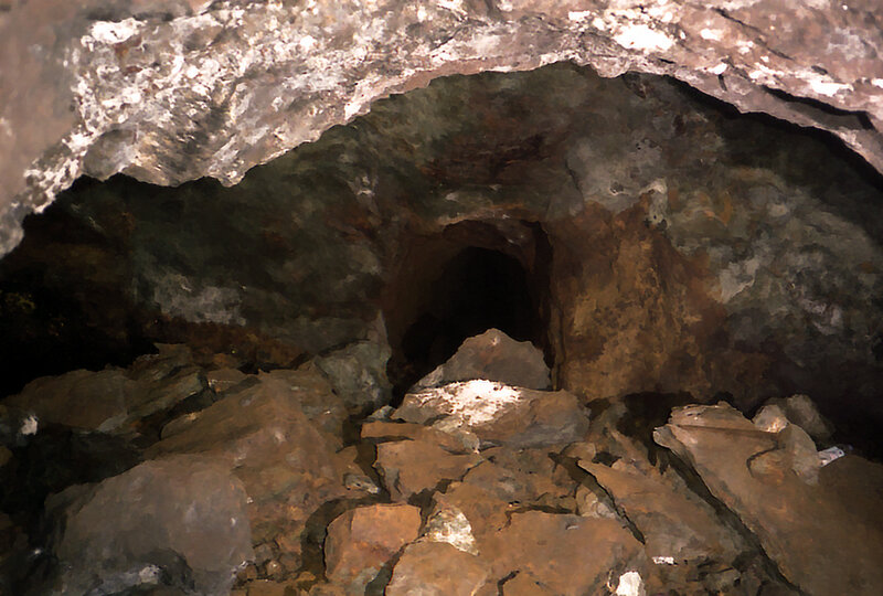 Rocky Cave Entrance — Brown, Dramatic