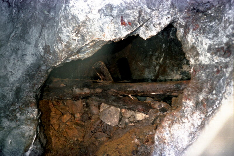 Rocky Cave Entrance — Gray