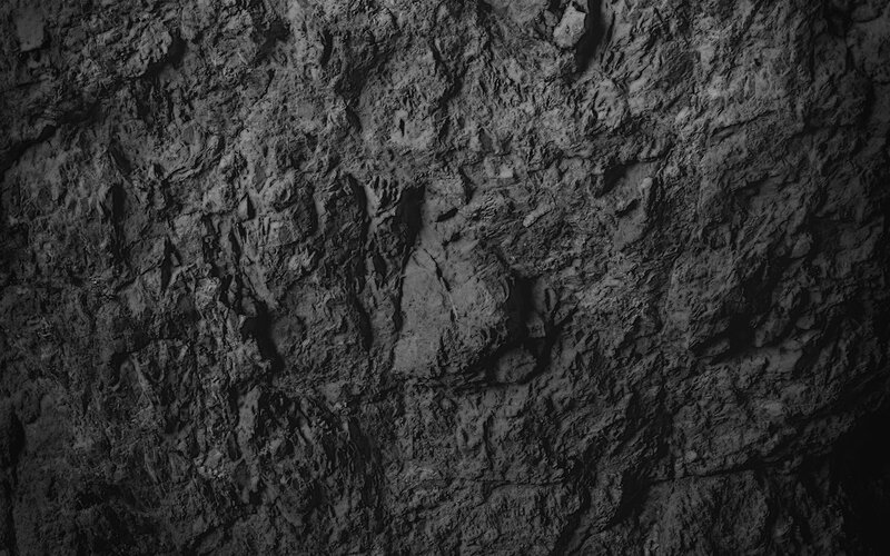 Rocky Cave Wall — Black