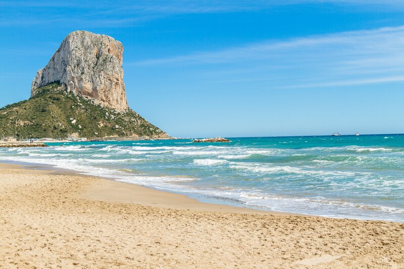 Rocky Cliff by Beach