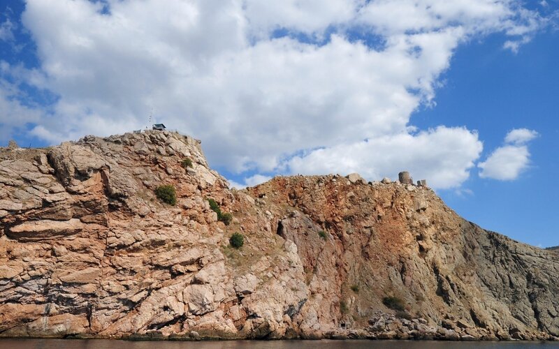 Rocky Cliff by Water