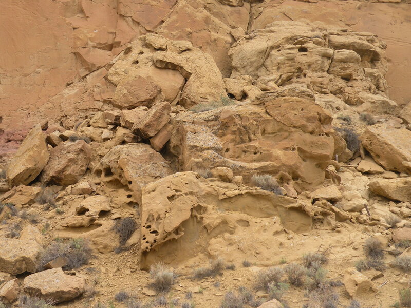 Rocky Cliff Face — Brown