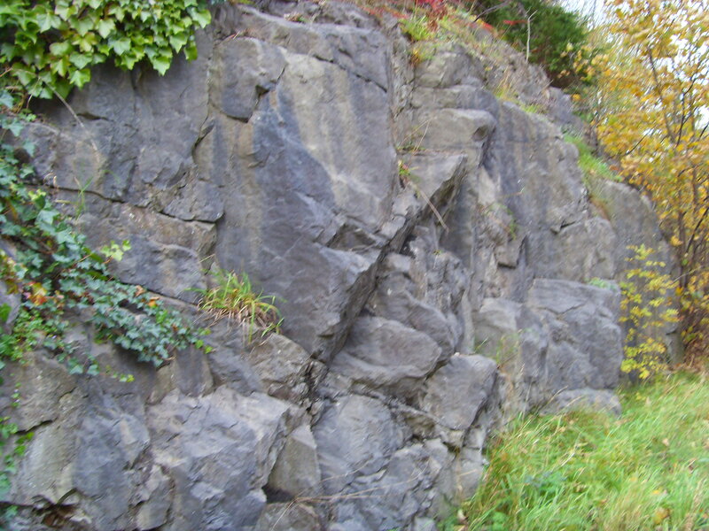 Rocky Cliff Face — Gray